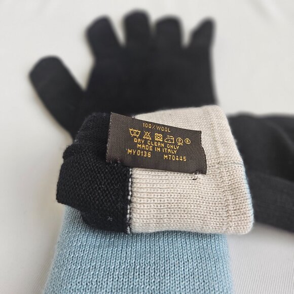 Louis Vuitton Flower wool gloves - Picture 4 of 4